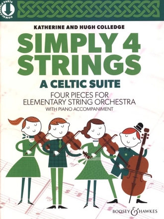 A Celtic Suite (+Online-Audio) for elementary string orchestra and piano score and piano accompaniment