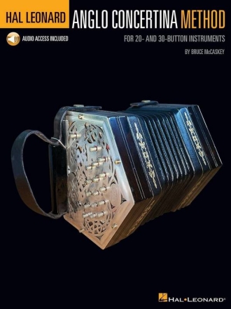 Hal Leonard Anglo Concertina Method (Online-Audio) for anglo concertina