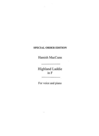 Highland Laddie Vocal and Piano Buch