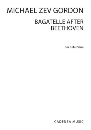 Bagatelle after Beethoven Klavier Partitur