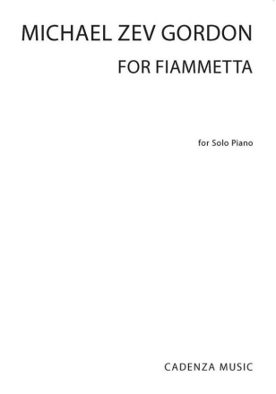 For Fiammetta - A Love Song for Piano Klavier Buch