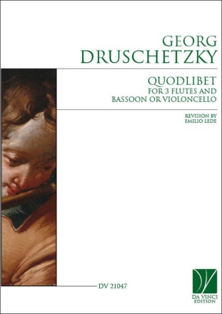 Quodlibet, for 3 Flutes and Bassoon or Violoncello 3 Flutes and Bassoon or Cello Partitur + Stimmen