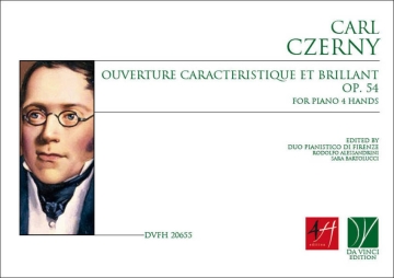 Ouverture Caracteristique et brillant op. 54 Piano, 4 Hands Buch