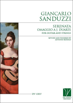 Serenata omaggio a J. Duarte Guitar and Strings Partitur + Stimmen