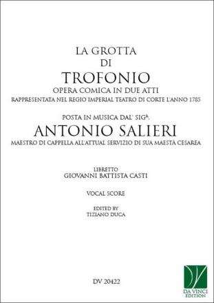 La grotta di Trofonio, opera comica in 2 acts Opera Buch