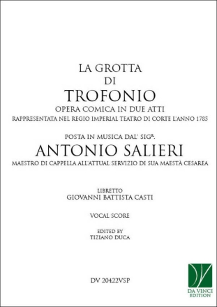 La grotta di Trofonio, opera comica in 2 acts Opera Buch