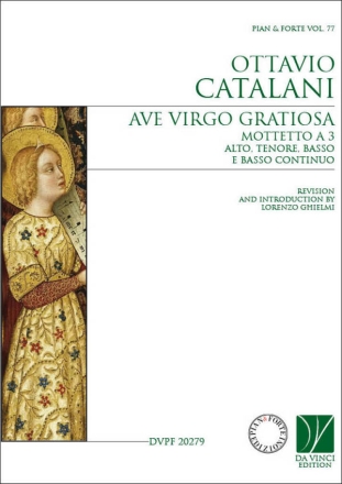 Ave Virgo gratiosa, Mottetto a 3 Mixed Choir and Accompaniment Partitur + Stimmen