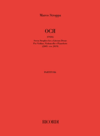 OCR (osja) Seven Strophes for a Literary Drone Piano Trio Set