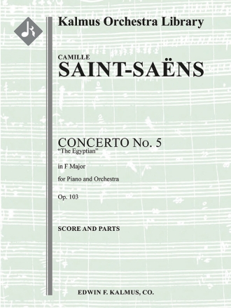 Concerto for Piano No 5 in F Op103 (f/o) Full Orchestra