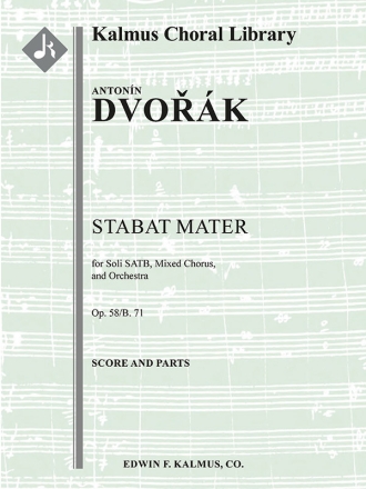 Stabat Mater, Op. 58/B. 71 (f/o) Full Orchestra