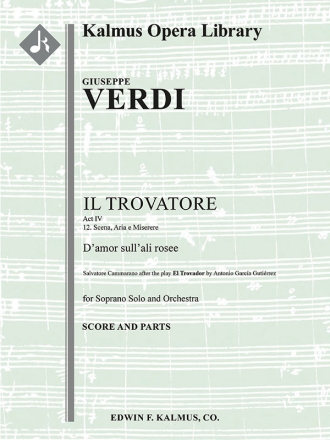 Il Trovatore: Act IV, No. 12 (sop, f/o) Full Orchestra