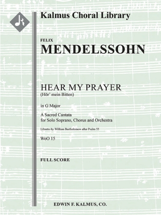 Hear My Prayer (f/o sc) Scores