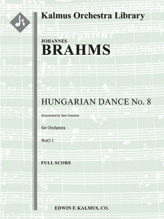 Hungarian Dance No. 8, WoO 1 (f/o sc) Scores