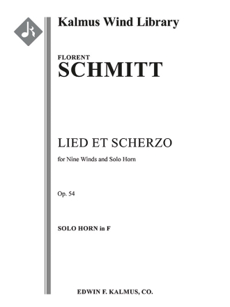 Lied et Scherzo Op 54 (Hn part) Full Orchestra