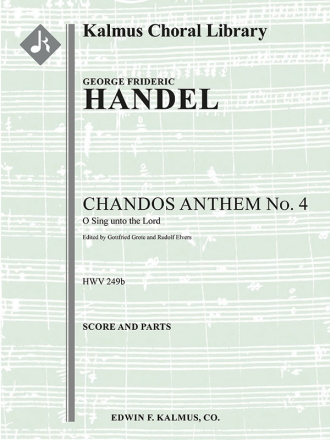 Chandos Anthem No. 4 (f/o) Full Orchestra