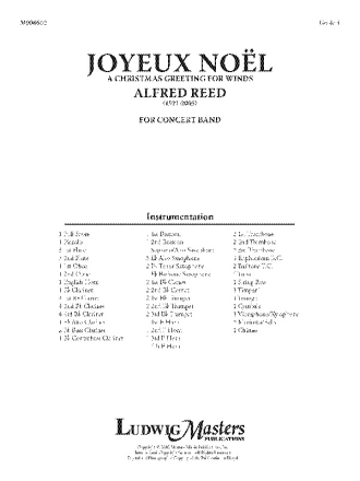 Joyeux Noel (c/b score) Scores