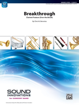 Breakthrough: Clarinet Feature (c/b) Symphonic wind band
