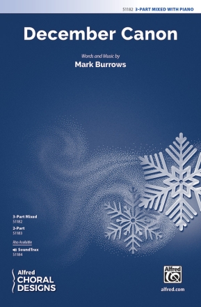 December Canon   for 3-part mixed choir and piano choral score
