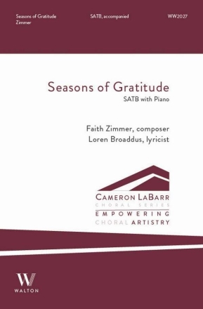 Seasons of Gratitude SATB and Piano Choral Score