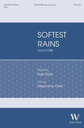Softest Rains SSAATTBB Unaccompanied Choral Score
