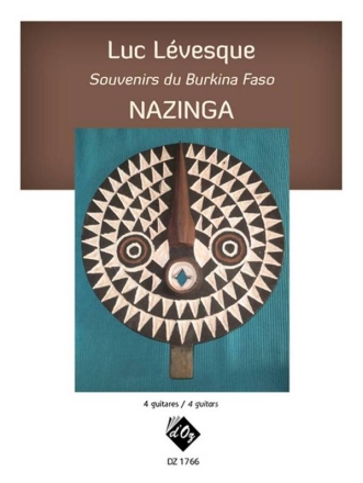 Souvenirs du Burkina Faso / Nazinga 4 Guitars Partitur + Stimmen