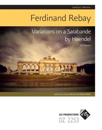 Variations on a Sarabande by Haendel pour 2 guitares  partition et parties