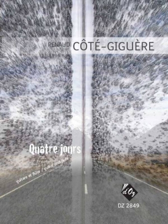 Quatre Jours pour guitare et clarinette partition et parties