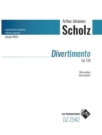 Divertimento op. 138 pour flute et guitare  partition et parties