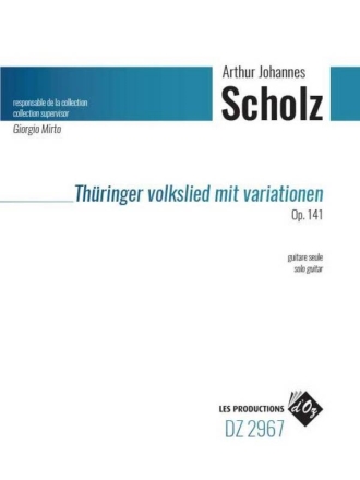 Th�ringer Volkslied Mit Variationen GITARRE buch
