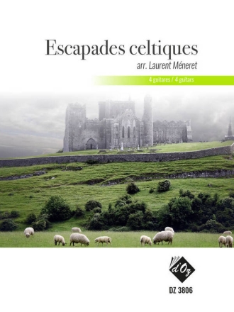 Escapades Celtiques pour 4 guitares partition et parties