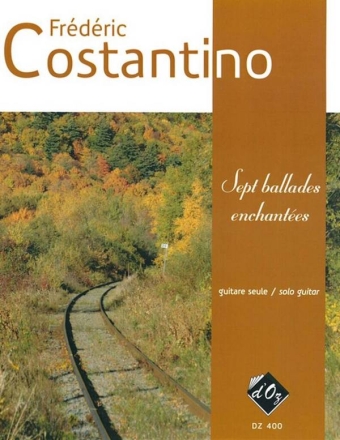 Sept ballades enchantes Gitarre Buch