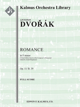 Romance in F minor (f/o score) Scores