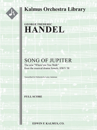 Song of Jupiter (f/o score) Scores