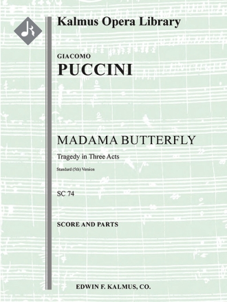 Madama Butterfly (f/o) Full Orchestra score and parts