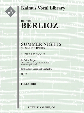 Summer Nights Op. 7  6 (score) Scores