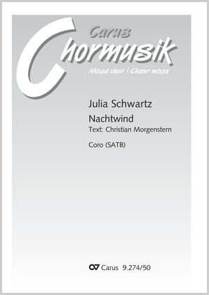 Nachtwind Coro SATB Partitur