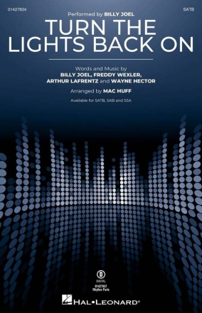 Turn the Lights Back On SATB Choral Score