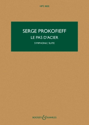 Le Pas d'acier op. 41a  fr Orchester Studienpartitur