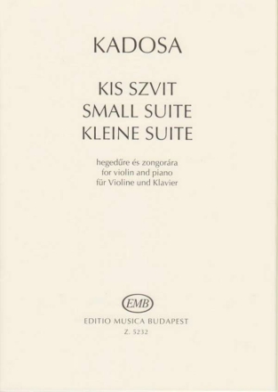 Kleine Suite Violine und Klavier Buch