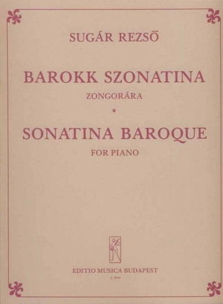 Barock-Sonatine Klavier Buch