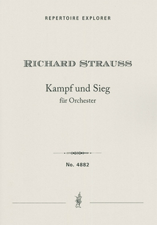 Kampf und Sieg (1892) for orchestra Orchestra