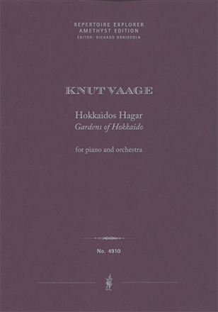 Hokkaidos Hagar (The Gardens of Hokkaido) for piano and orchestra (first print) Keyboard & Orchestra