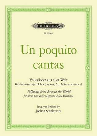 Un poquito cantas fr 3-stg. Chor (SAM) a cappella Chorbuch