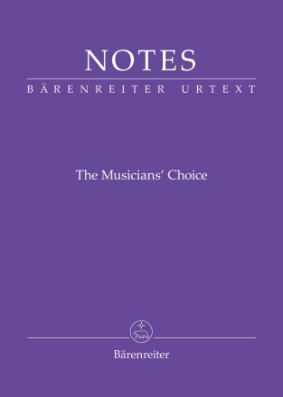 Notizbuch Notes -The Musician's Choice Umschlag Faur-lila (Mindestabnahme 10 Stk)