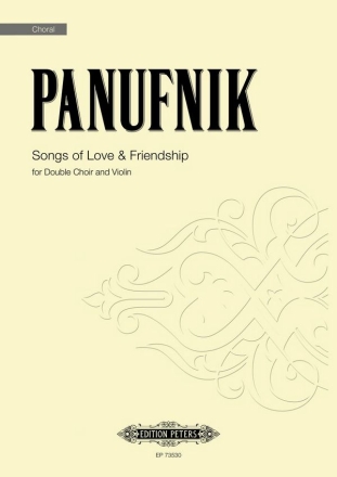 Songs of Love & Friendship Mixed Voices, Violin score and parts