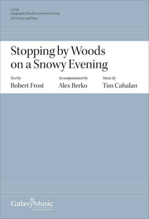 Stopping by Woods on a Snowy Evening SSA Choir and Piano Choral Score