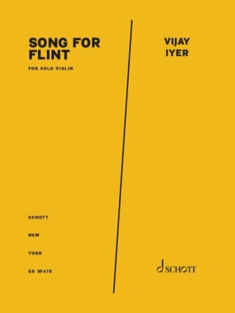 Song for Flint solo Viola Partitur