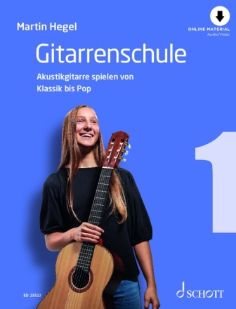 Gitarrenschule Band 1 (+Online-Audio fr Gitarre Lehrbuch