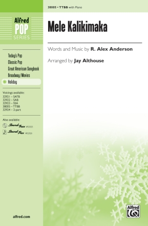 Mele Kalikimaka TTBB Lower voices