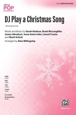 DJ Play a Christmas Song SATB Mixed voices